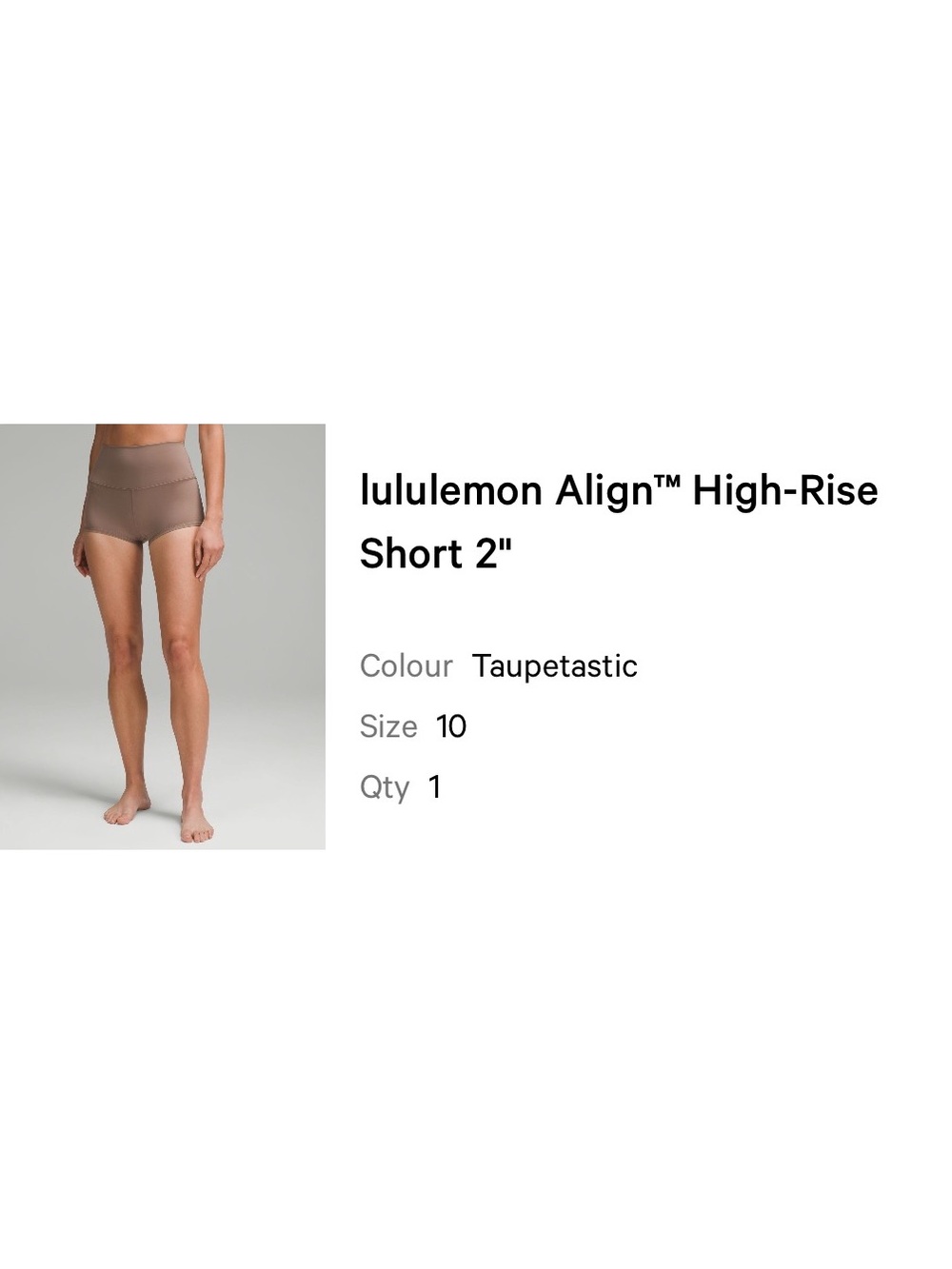 Lululemon Align High Rise Short 2” - Picture 4 of 4